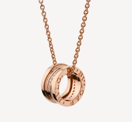 ˇShiny JewelryˇZERO 1 PINK GOLD DIAMOND NECKLACE