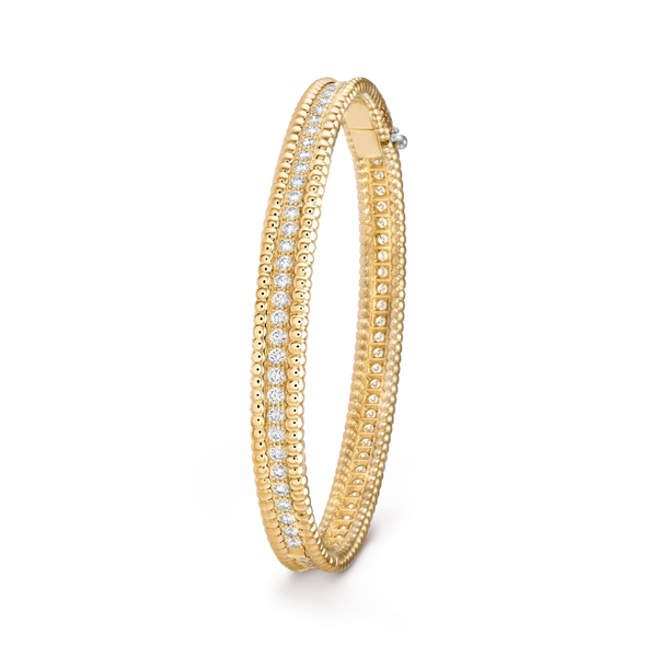 ˇShiny JewelryˇPERLEE DIAMANTENARMBAND 1 REIHE 